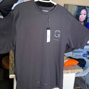 Dolce & Gabbana black embossed t-shirt